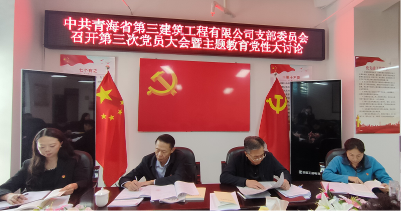 錘煉堅強(qiáng)黨性 強(qiáng)化實干擔(dān)當(dāng)&mdash;&mdash;三建公司黨支部召開第三次黨員大會暨主題教育黨性大討論